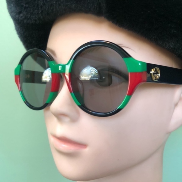 GUCCI – 51mm Oversize Round Sunglasses SHY BLK WE main image 7